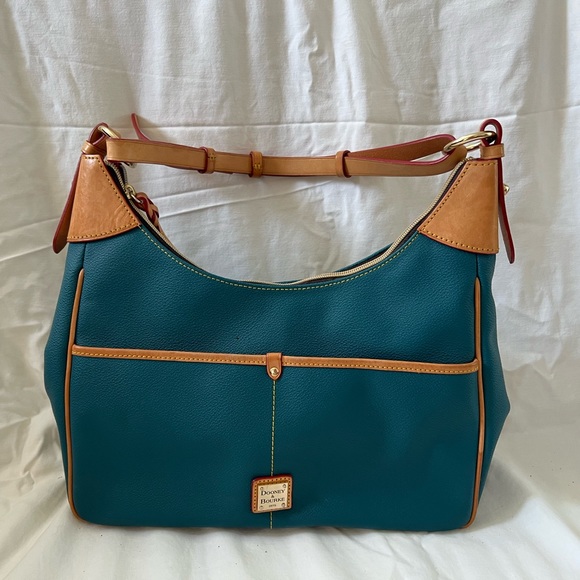 Dooney & Bourke Handbags - Dooney & Bourke Carley Rebecca Hobo Teal